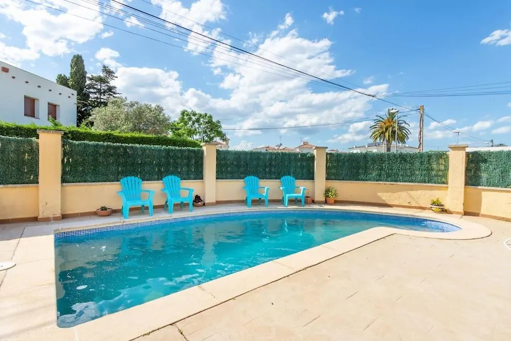 Villa CASA con PISCINA privada, CENTRO - WIFI Ampuriabrava 0*,